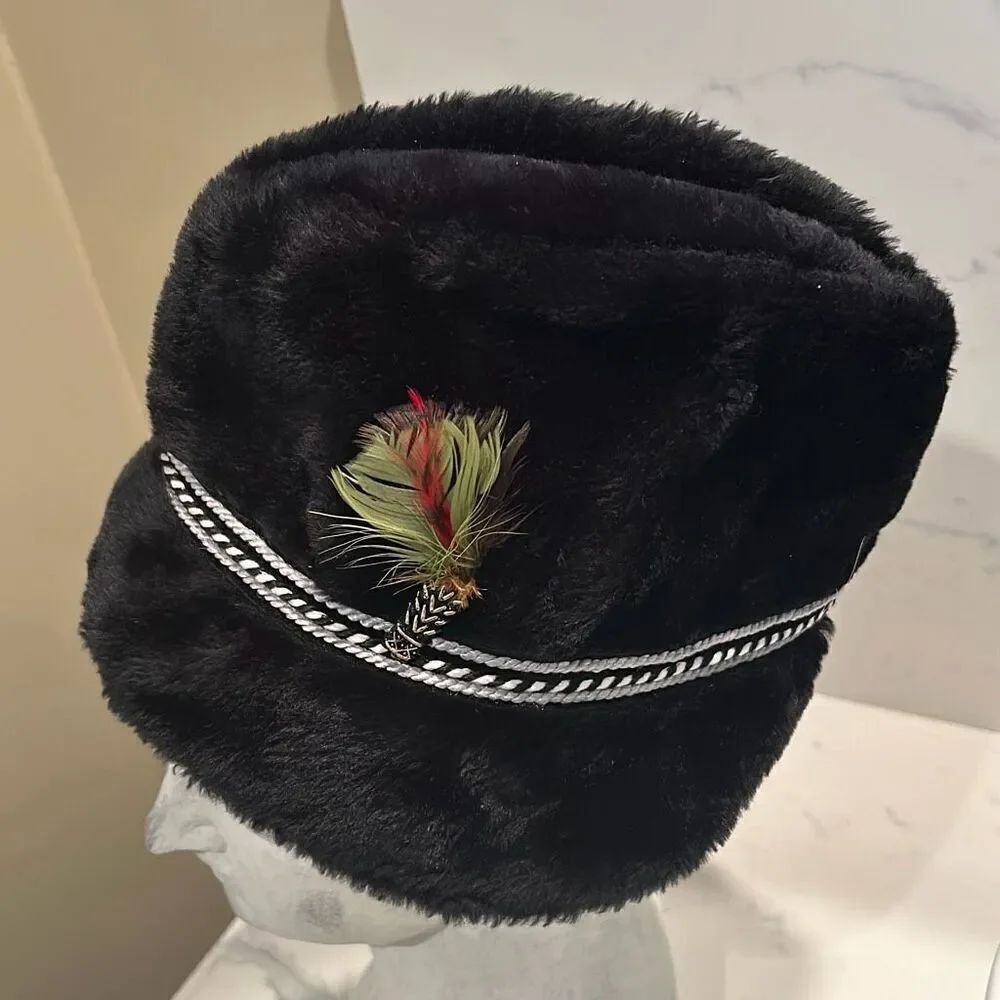 Bavarian Style Faux Fur Hat